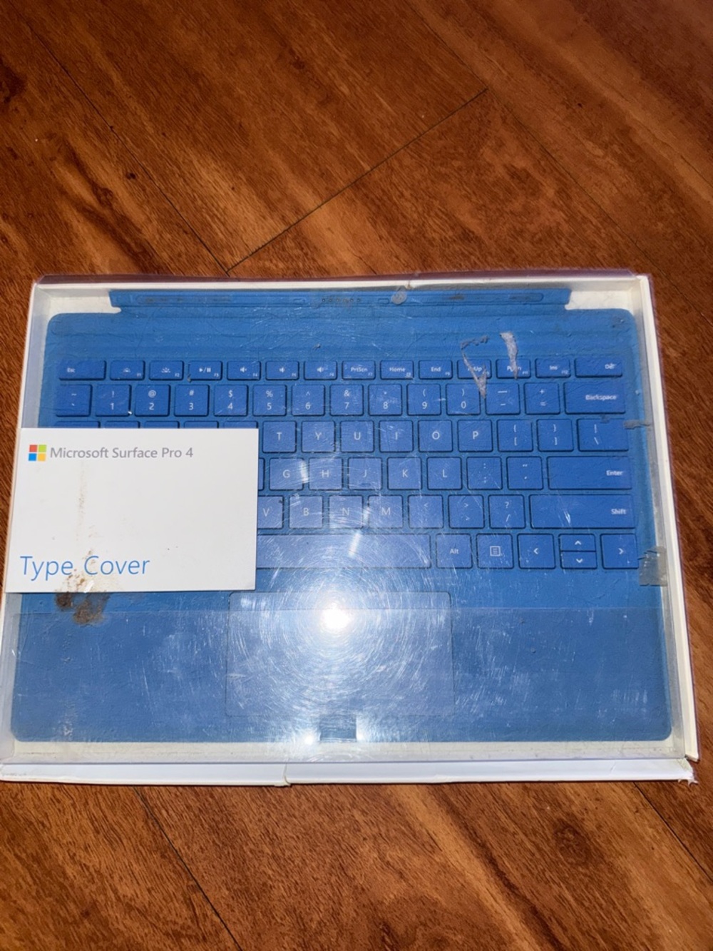 Microsoft Blue Type Cover for Surface Pro 4